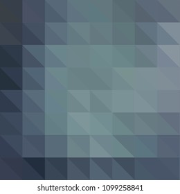 Gray vector triangle mosaic background. An elegant sample can be used as part of a brand. Template for business design, magazine cover, advertising brochure, business card, certificate