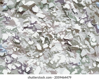 Gray wall structure for backgrounds and textures. Grunge stone wall in gray-blue tones for fabric products, wallpaper, banners, prints, textiles, covers, scrapbooking, camouflage, etc. 