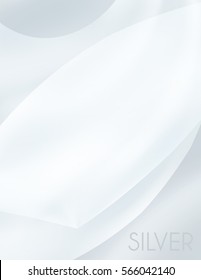 Gray wallpaper. Abstract blurred silver background. Grey vector graphic pattern