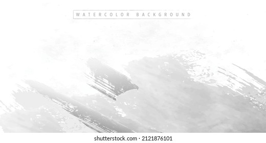 Gray watercolor art background vector  Marble digital arts design and grey watercolor brush texture  Vector illustration for prints  wall art  invitation   wallpaper 