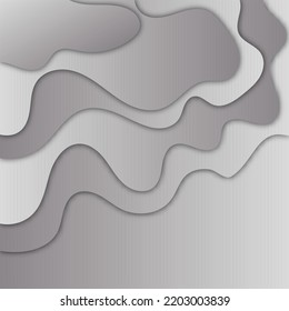  Gray Wave. Abstract Paper Cut. Abstract Colorful Waves. Wavy Banners. Color Geometric Form. Wave Paper Cut. Map Line Of Topography. Map Mockup Infographics. Vector Illustration