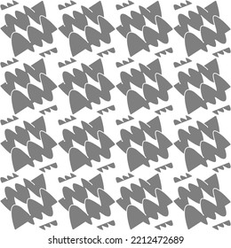 Gray Wave Background Vector.Cute seamless pattern on white background.grey semicircle pattern.Half abstract pattern.Vector for prints, wrapping paper and other illustrations.Wave pattern.