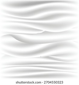 Gray wave lines flowing curve pattern abstract background banner vector illustration.