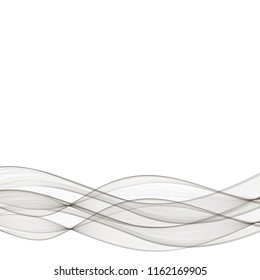 gray wave. Vector layout for advertising