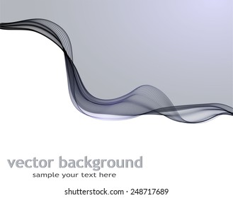 Gray wavy background