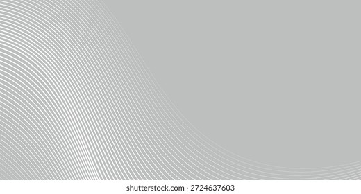 Fondo de línea ondulada gris con un gradiente suave. El fondo presenta un patrón fluido con gris y blanco, creando una textura serena. 