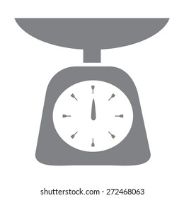 Gray Web icon- scales, weighing, weight, balance
