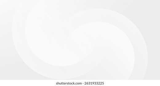 Fundo abstrato cinza e branco, gradações, estilo de efeito de círculo, eps 10