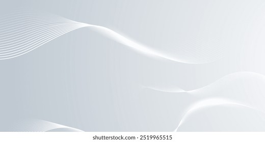 Fondo abstracto gris y blanco Ilustración vectorial moderna