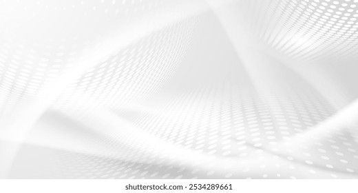 Fondo abstracto gris y blanco Ilustración vectorial moderna