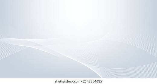 Fondo abstracto gris y blanco Ilustración vectorial moderna