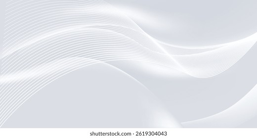 fundo abstrato cinza e branco ilustração vetorial moderna