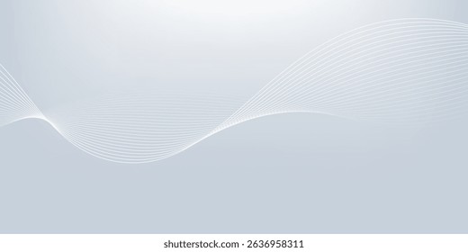 Fondo abstracto gris y blanco Ilustración vectorial moderna