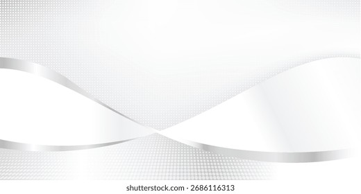 Fondo abstracto gris y blanco Ilustración vectorial moderna