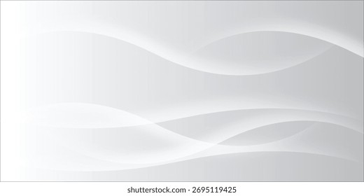 fundo abstrato cinza e branco ilustração vetorial moderna