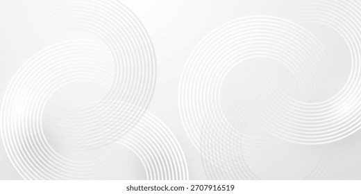 Fondo abstracto gris y blanco Ilustración vectorial moderna