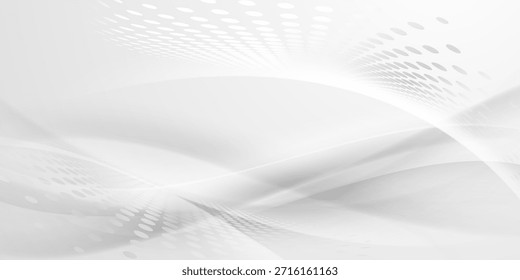 Fondo abstracto gris y blanco Ilustración vectorial moderna