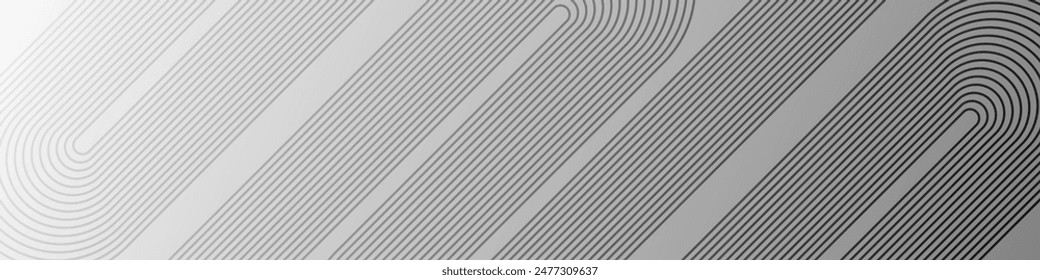 Gray and white abstract background with abstract stripes. Abstract modern background