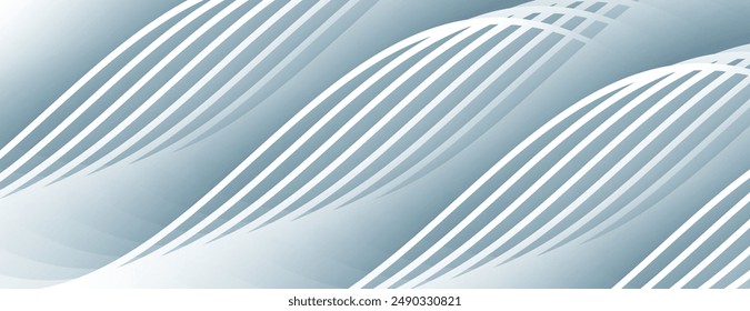 gray white abstract background with wavy lines pattern