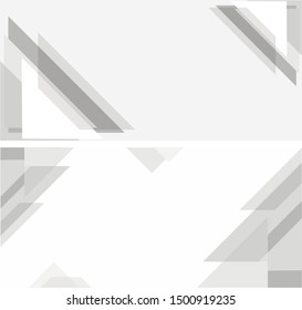 gray and white abstract geometric background