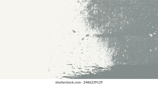Gray and white abstract grunge background with halftone style. 