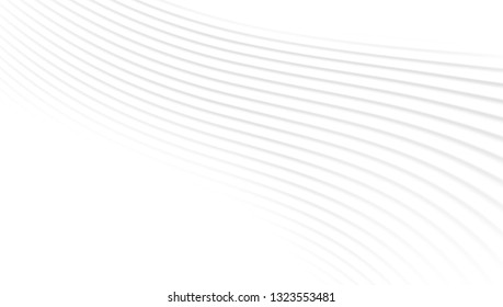 Gray And White Abstract Halftone Perspective Background. EPS10 Vector