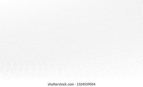 Gray And White Abstract Halftone Perspective Background. EPS10 Vector