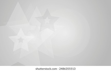Graue und weiße abstrakte Linien Kurventechnik Vektorgrafik Banner Hintergrunddesign