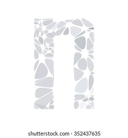 Gray White Alphabet Cell Style, Creative Design Templates