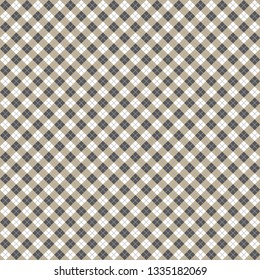 Gray and white argyle pattern. Retro harlequin decorative seamless background.