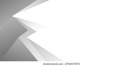 Seta cinza e branca forma fundo moderno com espaço em branco para texto e mensagem.	