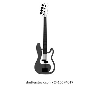 gray and white bass vector illustration