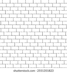 Gray and white brick wall for background. Vector design.