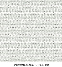 Gray and white carpet with horizontal strips. Fabric texture. Abstract vector,