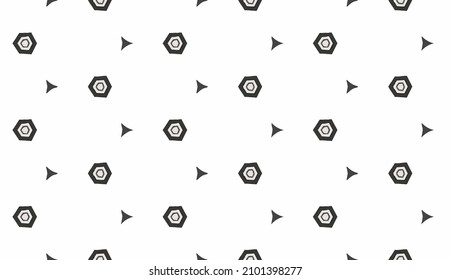 Gray and white color seamless pattern texture and template. Multicolored. Colorful ornamental graphic design. Colored mosaic ornaments. Vector illustration. EPS10.