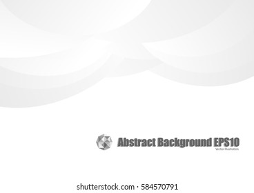 Gray and white curve abstract background