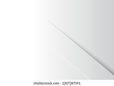 Gray and White Diagonal Line Architecture Geometry Tech Abstract Background with Copy Space for Text or Message