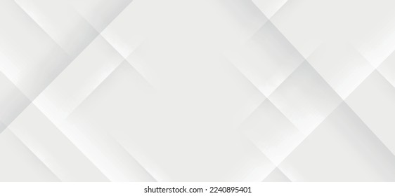 Gray and white diagonal line architecture geometry tech abstract subtle background vector illustration.