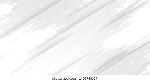 Gray and white diagonal line architecture geometry tech abstract subtle background vector illustration.