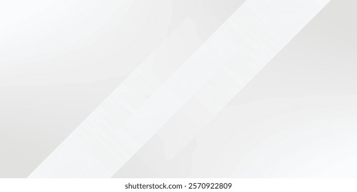 Gray and white diagonal line architecture geometry tech abstract subtle background vector illustration.