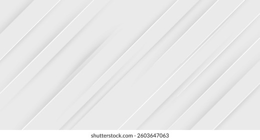 Gray and white diagonal line architecture geometry tech abstract subtle background vector illustration. eps2