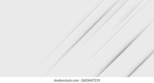 Gray and white diagonal line architecture geometry tech abstract subtle background vector illustration. eps4