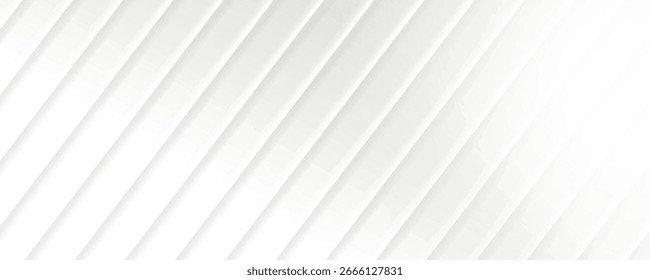 Vector de fondo sutil abstracto de la tecnología de geometría de la arquitectura de línea diagonal gris y blanco.
