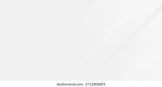 Gray and white diagonal line architecture geometry tech abstract subtle background vector illustration.