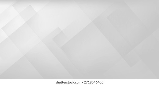 Graue und weiße diagonale Linienarchitektur Geometrie Tech abstrakte subtile Hintergrund Vektorgrafik.