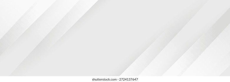 Arquitectura de línea diagonal gris y blanco Geometría Tecnología Ilustración vectorial de fondo sutil abstracto.