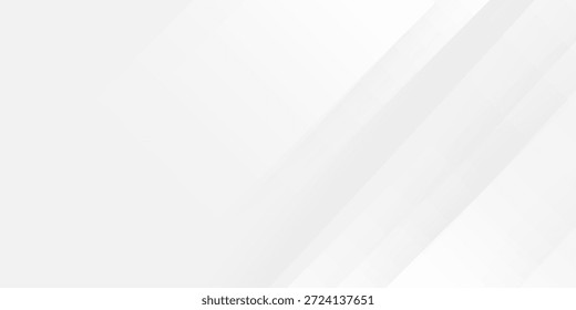 Gray and white diagonal line architecture geometry tech abstract subtle background vector illustration.