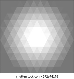 Gray white diamond polygonal pattern Vector illustration, Creative Business Design Templates