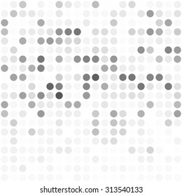 Gray White Dots Background, Creative Design Templates