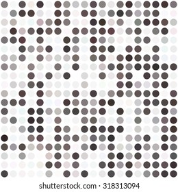 Gray White Dots Background, Creative Design Templates